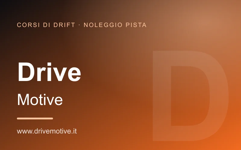 Drivemotive — Corsi di drift e noleggio auto da pista