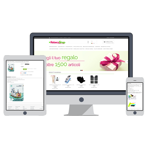 Realizzazione ecommerce web Rebeca Shop